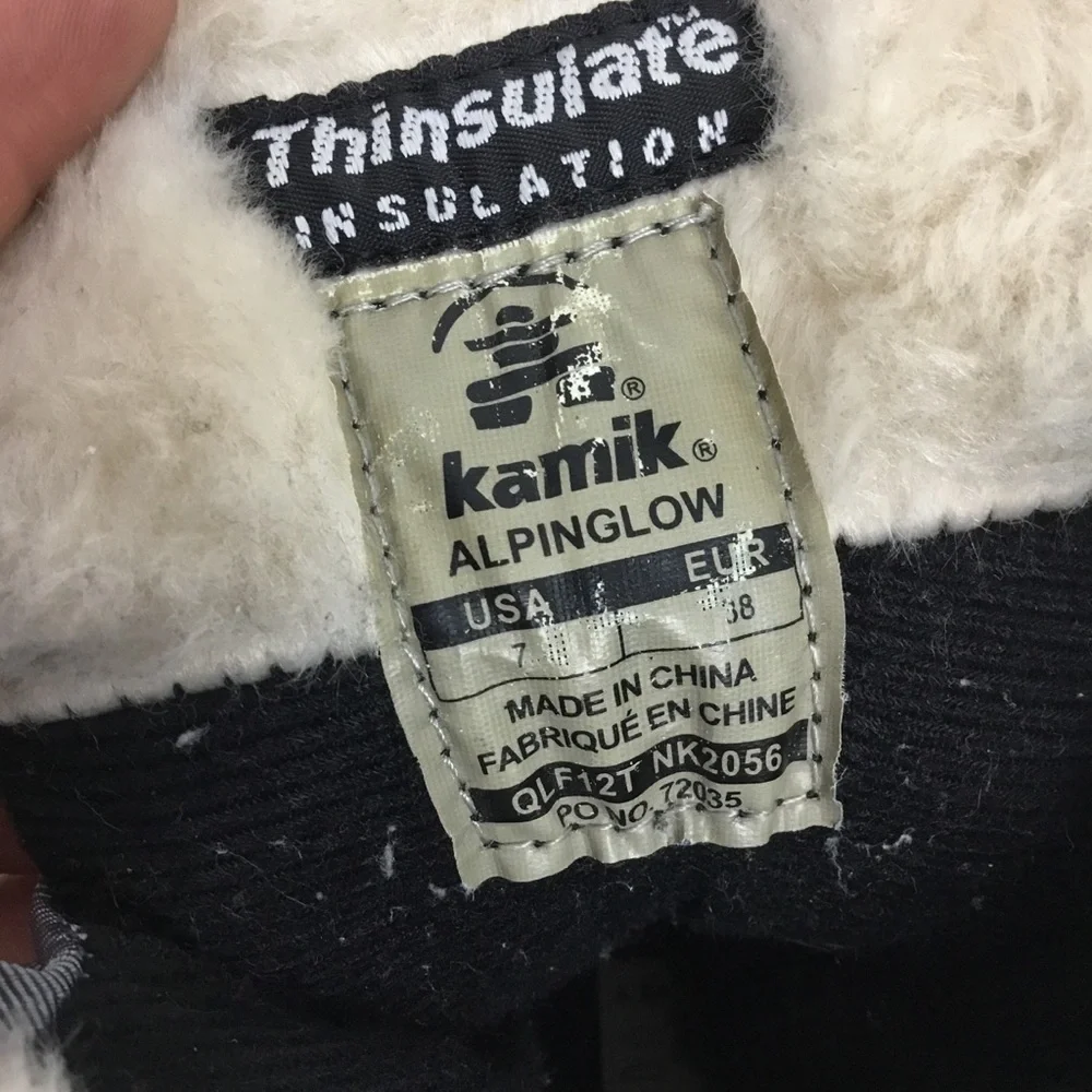 KAMIK Thinsulate ALPINGLOW faux Fur Winter Boots 7